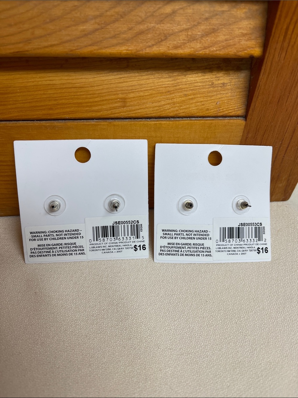 Joe Fresh Silver Rhinestone Drop & Chain-Link Earring Duo - Picture 4 of 6